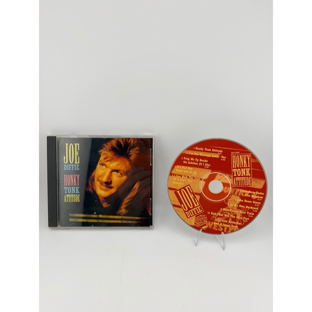 Joe Diffie Honky Tonk Attitude CD 1993 Epic Records EK 53002 Country Music